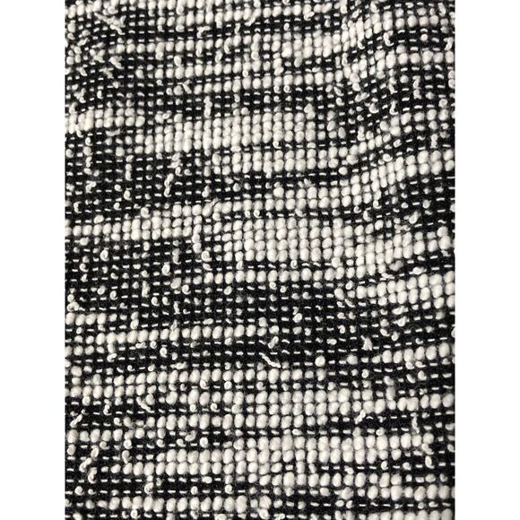 TACERA Marbled Tweed Women S Black White Shift Dress Double Bell Sleeve Pullover - Picture 7 of 16